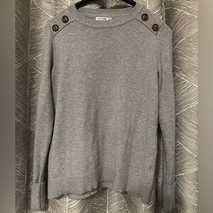 Pink Clover Button Detail Sweater - Small